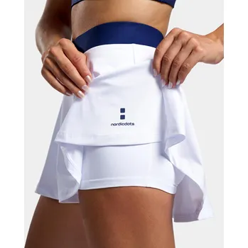 NORDICDOTS Dámská sukně Tennis/Padel Elegance XS BÍLÁ