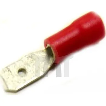 Zásuvka izolovaná 4,8mm červená balení 100ks MTX RSL240