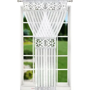 Obklad Fliying Dekorativní bílý prolamovaný panel L425, 120x250 cm