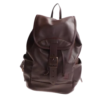 Městský batoh Kožený ručně šitý batoh KUBÁT láhev | 21224