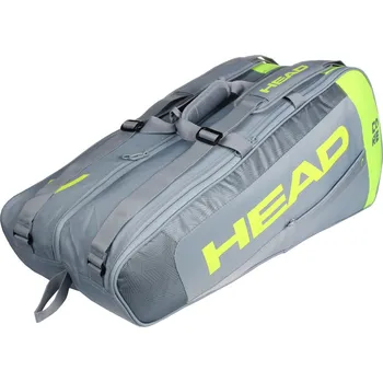 Tenisová taška Core 6R Combi 2021 taška na rakety šedá-žlutá varianta 41025