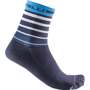 Pánské oblečení ponožky Castelli Speed Strada 12 Sock Belgian Blue S/M