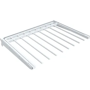 Věšák INTEGRI ARWJ 57343 Výsuvný věšák na kalhoty 2,5 × 43,5 × 57 cm bílý