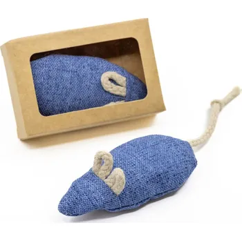 Hračka pro kočku Leros Hračka myš pro kočky s kozlíkem