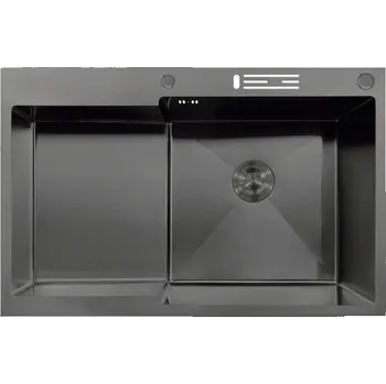 Nerezový dřez Nerezový dřez MIXXUS MH7849R-HK GRAPHITE se sifonem, grafitový