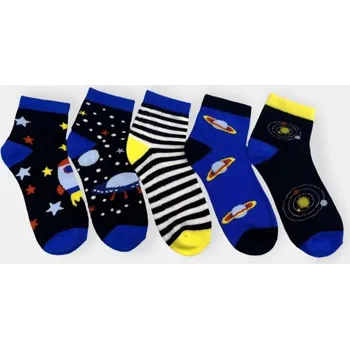 Chlapecké spodní prádlo Sinsay - Sada 5 párů ponožek s vysokým podílem bavlny - vícebarevná - 935JL-MLC - 935JL-MLC-R34