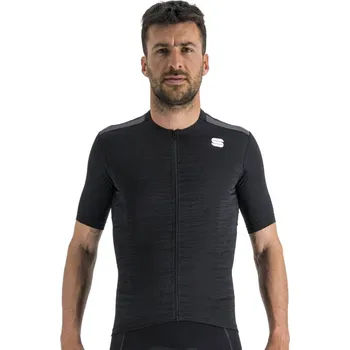 cyklistický dres dres Sportful Supergiara Jersey Black 3XL
