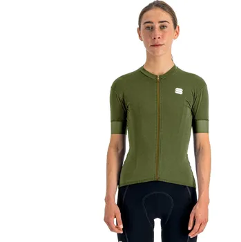 cyklistický dres dámský dres Sportful Monocrom W Jersey Green Bottle S