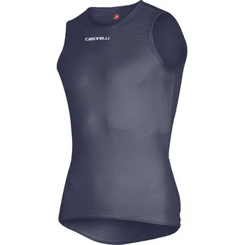 cyklistický dres spodní triko bez rukávu Castelli Pro Mesh 2.0 Sleeveless Belgian Blue XXL