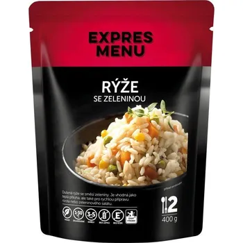 Hotové jídlo EXPRES MENU Rýže se zeleninou 2 porce 400 g