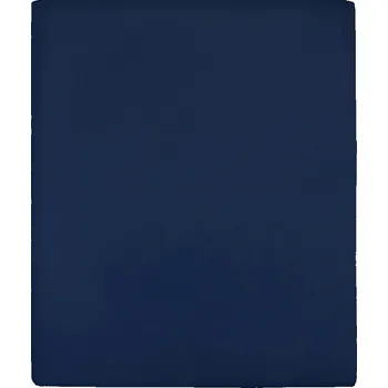 Prostěradlo Prostěradlo z žerzeje 100% bavlna, tmavě modrá, 90x200 cm