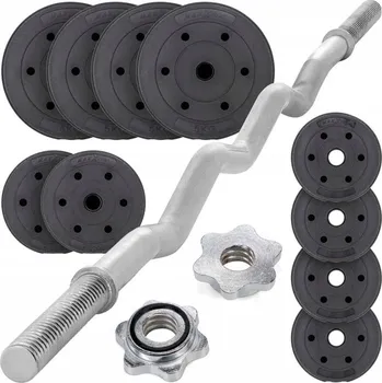 Maxxiva Sada činky 30 kg + osa (hřídel) 7 kg