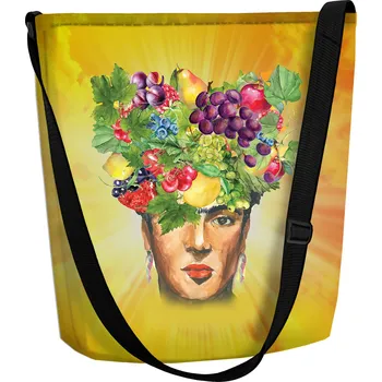 Bertoni shopper kabelka plst žlutá