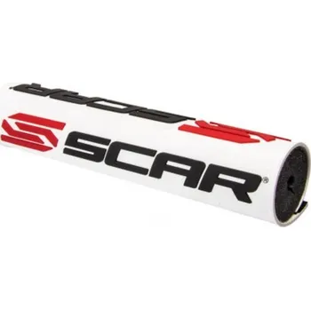 Řídítka SCAR závodní houba na řídítka (hrazdu) (250mm) barva bílá s logem SCAR (SCAR závodní houba na řídítka (hrazdu) (250mm) barva bílá s logem SCAR)