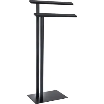 Držák na ručník Věšák na ručníky černý Q-BATH 1573