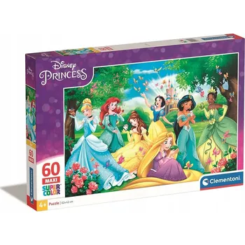 Puzzle PUZZLE 60 MAXI SUPER BAREVNÁ PRINCEZNA, CLEMENTONI