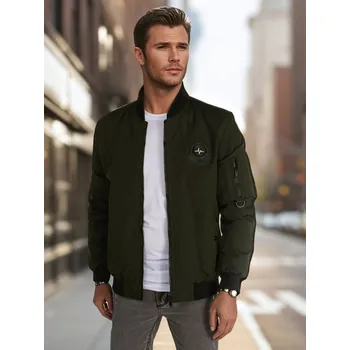 Pánská softshellová bunda Pánská bunda přechodná bomber TX5018 Barva: Zelená, Velikost: 2XL