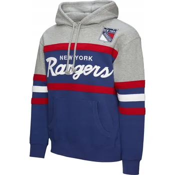 Pánská mikina Pánská mikina New York Rangers NHL Head Coach Hoodie Current Logo Velikost:
