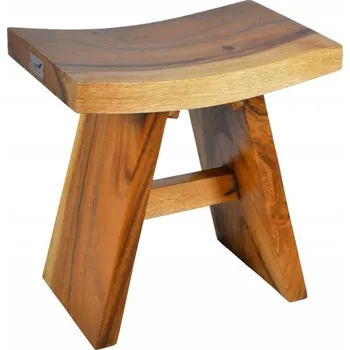 Zahradní židle Divero dřevěná, žlutá