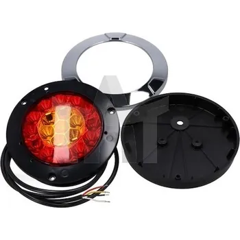 Zadní světlomet Světlo komorové zadní 12/24V LED kulatá WAS W131/980