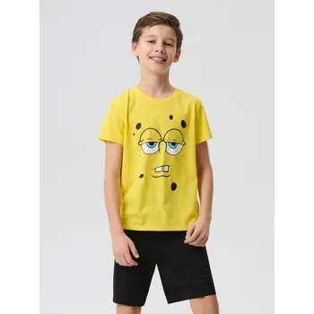 Chlapecké spodní prádlo Sinsay - Dvoudílné pyžamo SpongeBob - žlutá - 108HW-11X - 108HW-11X-152