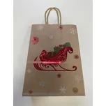 tianDe Dárková papírová taška "Sáňě" 15x8x21 cm