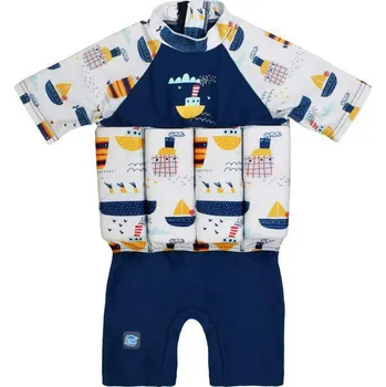 Kojenecké oblečení Splash About Dětský plováček - krátký rukáv Tug Boats Vel. 4-6 roky