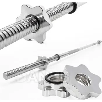 Sport Rovná vzpěračská tyč s 28mm závitem - 180cm