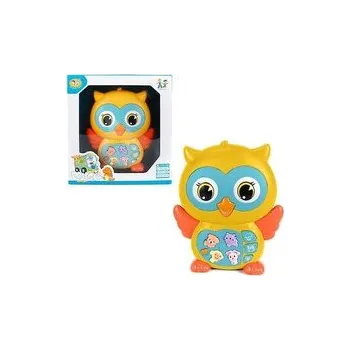 Hudební nástroj pro děti Pianinko Sowa żółta E-Edu