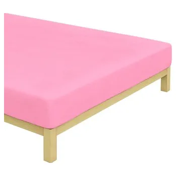 Prostěradlo Froté prostěradlo Růžové Rozměr: 90x200 cm