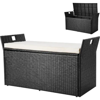 Zahradní lavice Vevor Zahradní lavice s úložným prostorem 340 l, pro 2 os., nosnost 362 kg