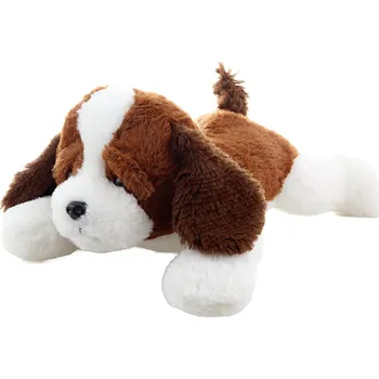 plyšák _Ostatní 1_ PLYŠ Pes ležící světlý 36cm *PLYŠOVÉ HRAČKY* 166484