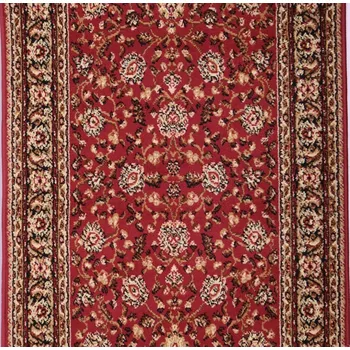 Koberec AKCE: 112x100 cm Běhoun na míru Samira New 12003-023 red - obšitý ze všech stran, červená, chodba / předsíň, Weltom - 1 rok na vrácení + DOPRAVA ZDARMA k Vám i zpět