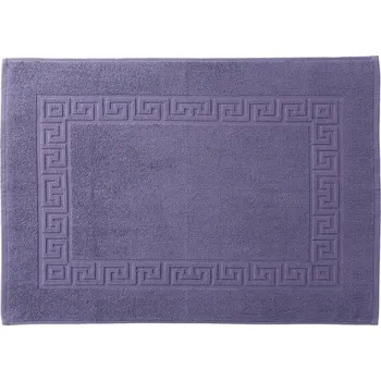 Koupelnová předložka Blancheporte Koupelnová froté předložka s řeckým vzorem černý rybíz obdélník 50x70 cm