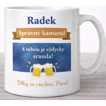 Hrneček pro kamaráda 4 - bílý