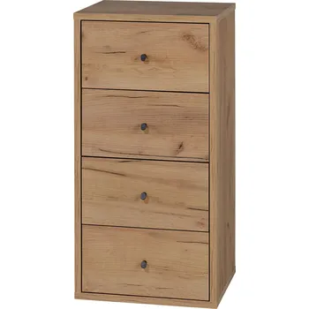 Komoda Livarno Verona dřevo, dřevotříska, HDF imitace dubu wotan