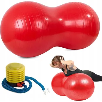 Gymnastický míč GYMNASTICKÝ MÍČ NA CVIČENÍ REHABILITAČNÍ FITNESS S PUMPIČKOU SILNÝ VELKÝ