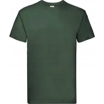 Pánské tričko TRIČKO TRIČKO FRUIT OF THE LOOM PREMIUM LAHVOVĚ ZELENÁ ZELEŇ