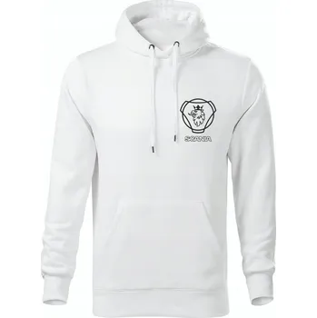 Chlapecká mikina Dětská mikina JHK polyester bílá, velikost 134