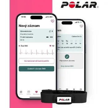 Sporttester KARDI AI Technologies s.r.o. MyKARDI aplikace na 12 měsíců s hrudním snímačem TF Polar H10, vel. M-XXL