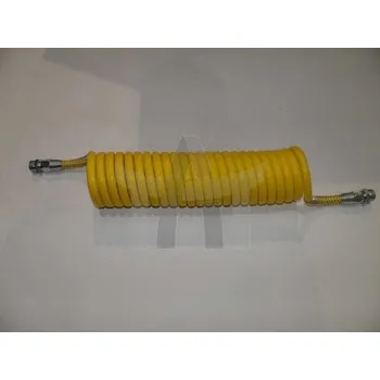 Příslušenství ke kompresoru Spirálová pneumatická hadice M22 žlutá PA/M22/6,5M/Z