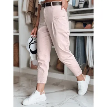 Dámské kalhoty Dámské kalhoty chino střih chino střih UY2554 Barva: Růžová, Velikost: XL