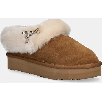 Dívčí sněhule Dětské semišové sněhule Patrizia Pepe PPJ988 hnědá 82X, EUR 40