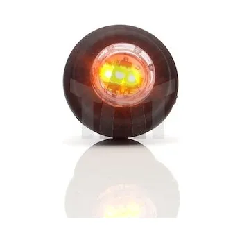 Příslušenství osvětlení automobilu Diodové obrysové světlo pomerančové boční 12/24V WAS W80/B