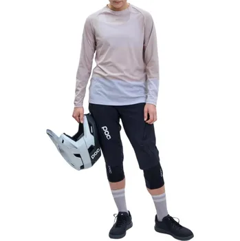 Dámská mikina POC Dámský cyklistický dres POC W's MTB Pure LS Jersey BÉŽOVÁ