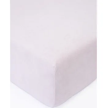 Prostěradlo Froté prostěradlo do postýlky 60 × 120 cm - lila