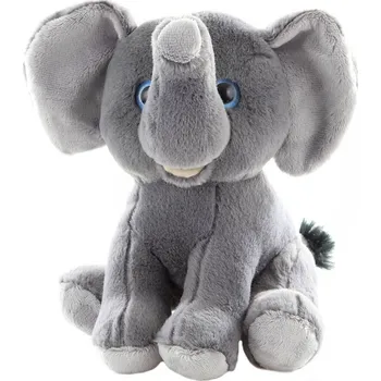 plyšák PLYŠ Slon 18cm sedící *PLYŠOVÉ HRAČKY*