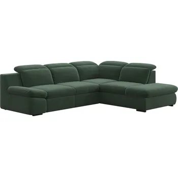 Sedací souprava Rohová sedací souprava, zelená, pravá, LORETA ROH