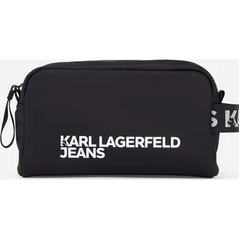Módní doplněk KOSMETICKÁ TAŠKA KARL LAGERFELD JEANS KLJ ESSENTIAL NYLON WASHBAG BLACK