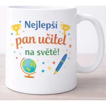 Hrneček pro pana učitele 2 - bílý